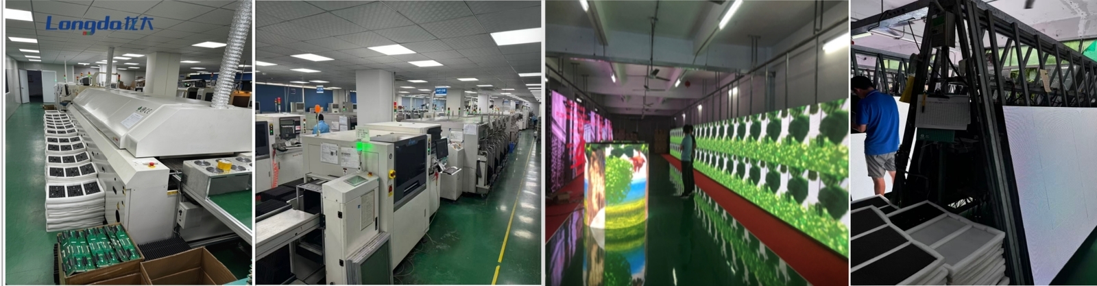 Layar LED Kaca Transparan