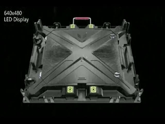 640*480mm LED display Struktur Lemari Layar Tengah 10S