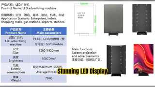 Tampilan Meja Depan LED untuk Bisnis