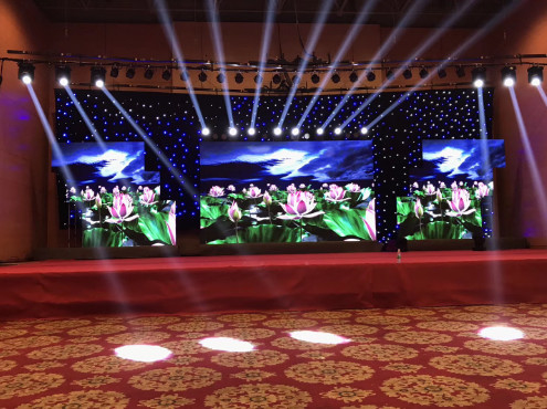 3.91mm LED Rental Display Video Wall Untuk Acara Indoor Outdoor