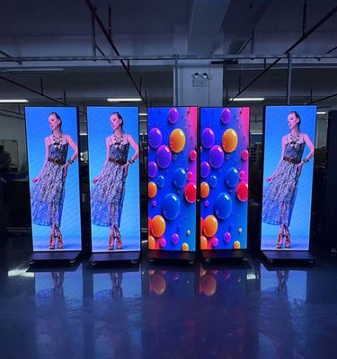 HD Full Color Indoor LED Display Poster Iklan Video Player P1.25 P1.538 P1.86 P2 P2.5 P3