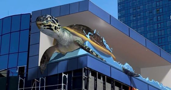 P5.71 RGB Aluminium Holder Outdoor Eye-naked 3D Professional Led Screen