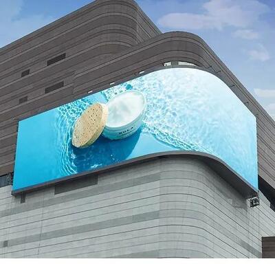 6500CD Curved Led Display P8 IP65 SMD3535 Outdoor Led Digital Signage