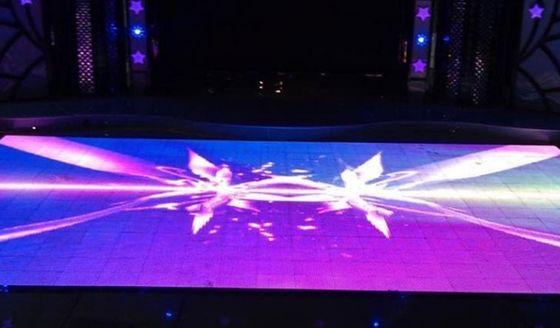 Layar LED Lantai Dansa Interaktif P3.91 3840Hz Tahan Aus Untuk Toko Ritel