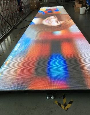 Lantai Dansa LED Multi Warna HD 3840hz 196V untuk Panggung Konser