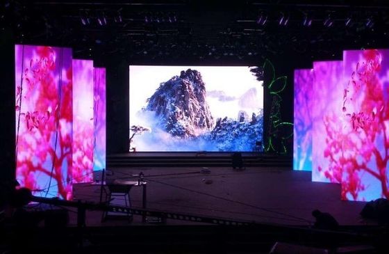 Layar Panggung LED 65536 titik/meter persegi Gantung Layar SMD RGB 3IN1