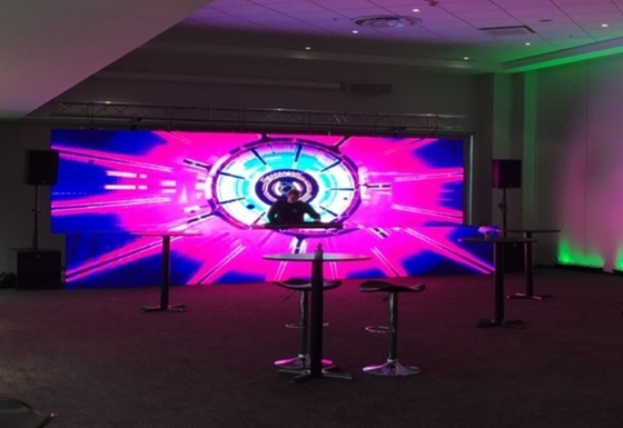 AC110V FCC IP65 Pernikahan Led Screen Outdoor Led Video Wall 800nits