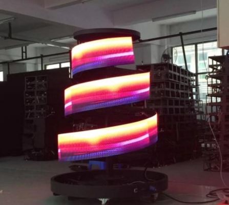 IP43 Led Stage Backdrop Screen Fleksibel P2.5 Indoor Led Display AC90V