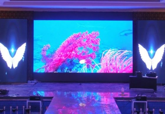 Daya tahan HD SMD1515 Curtain Stage Background Led Screen 1.8m LED Panel