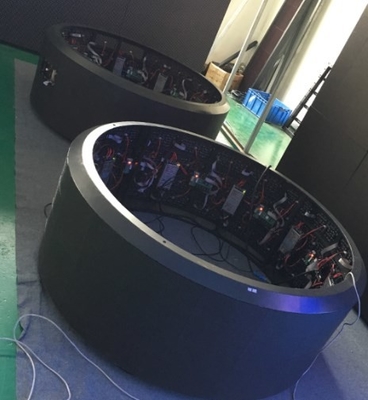 P4 RGB IP43 Modul LED Fleksibel Penuh Warna 700cd / M2 Anti Distorsi