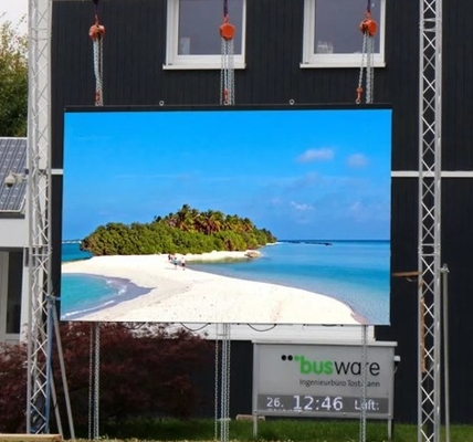 Layar Dinding Video LED Luar Ruangan Dalam Ruangan P3.91 P4.81 Layar LED Penyewaan Panggung