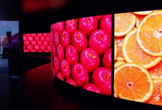Penyewaan Kabinet Aluminium LED Display P3.91 Indoor Outdoor HD Flat LED Screen