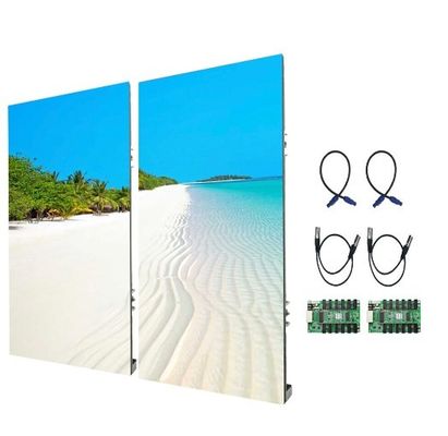 Ringan & Pemasangan Mudah P3.91mm Layar LED Melengkung Tahan Air IP65 Kecerahan Tinggi