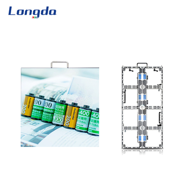 Die Casting Aluminium LED Display Cabinet Paduan LED Wall Cabinet 250mm X 250mm