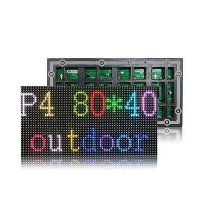 Modul Tampilan LED Penuh Warna P4 SMD Luar Ruangan 320X160mm / 256X128mm Modul Layar LED