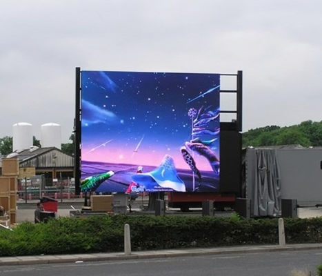1/8 Pindai P5 Panel Layar LED Tahan Air IP65 320x160mm RGB Tampilan Layar LED