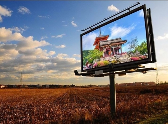 1/8 Pindai P5 Panel Layar LED Tahan Air IP65 320x160mm RGB Tampilan Layar LED