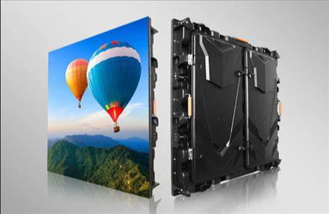 300W P8 P10 Luar Dinding Video LED Tampilan Penuh Warna Besi Tahan Air 7000cd / M²