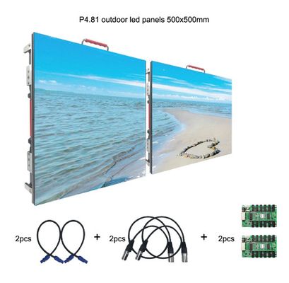 P4.81mm Outdoor LED Video Walls Pixels Rental Brightness 4.81mm Slim Led Screen