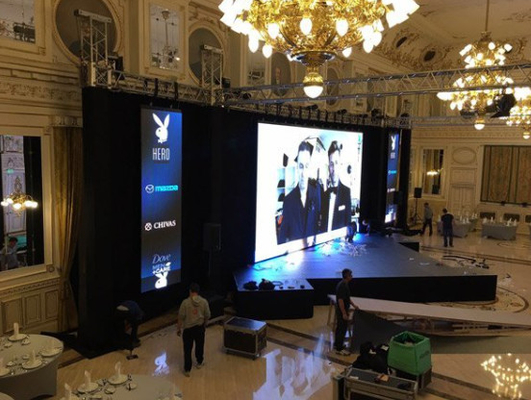 HD Stage Rental Indoor Full Color P3.91 Tampilan Layar LED