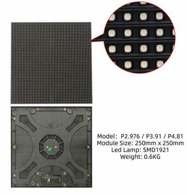 Tahan Air IP65 RGB Led Panel Latar Belakang Panggung P2.976 P3.91 P4.81