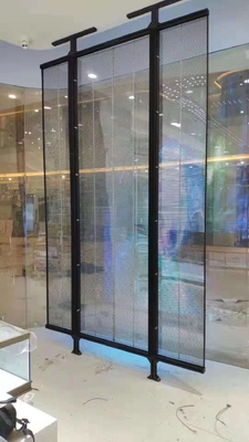 Transparansi Tinggi Layar LED Indoor / Outdoor Sudut Pandang Lebar