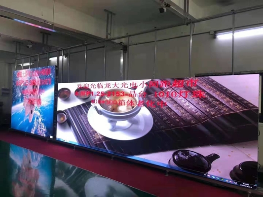 Kepadatan Tinggi 640000 Piksel/㎡ Layar LED Piksel Kecil Maks. Konsumsi Daya 800W/㎡