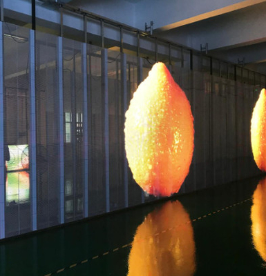 Layar LED Transparan Cerah Visual Definisi Tinggi