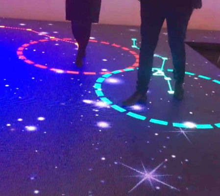 DMX Control, Durability LED Screen Floor Tiles Indoor / Outdoor Bahan paduan aluminium kelas tinggi