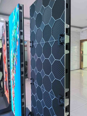 HD Indoor P2.5 Foldable Bracket Poster LED Screen untuk Shopping Mall Video Wall