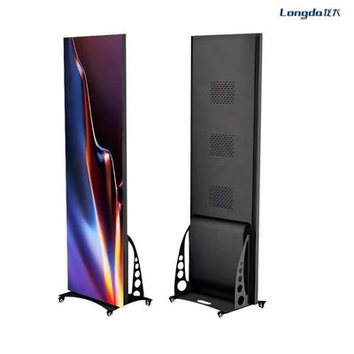 Poster Tampilan LED P1.538 Indoor HD Pemutar Video Iklan Kualitas Tinggi Biaya Lebih Rendah