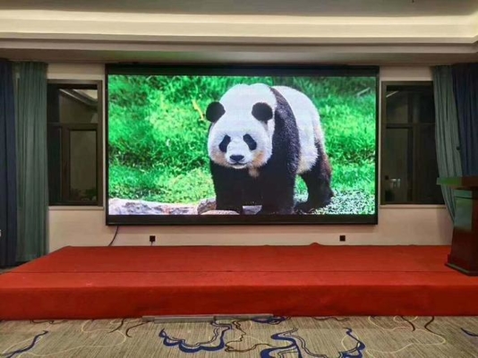 14bit Skala Abu-abu Layar LED Penyewaan Wall Hanging Pemasangan Tetap
