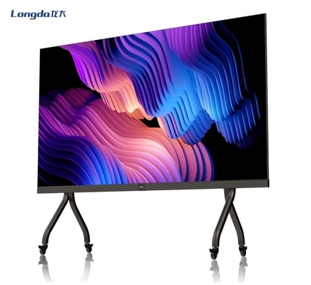Layar LED All-in-One 135'' Smart TV Konferensi Video Wall Panel Ultra-tipis