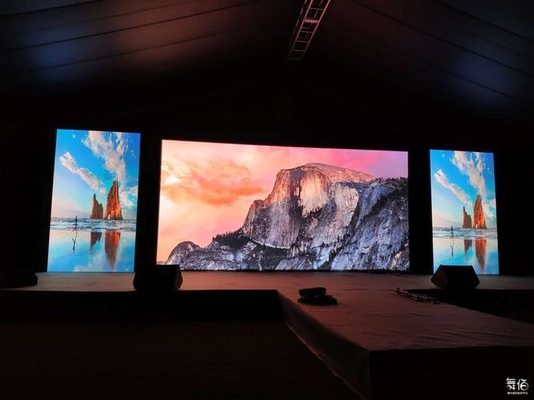 P3.91 Penyewaan Penuh Warna Video Wall Acara Layar LED Backstage Indoor Outdoor