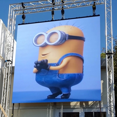 P4.81mm Sewa Luar Ruangan Led Display AC220V 50Hz 5000nits Acara Penyewaan Layar Besar