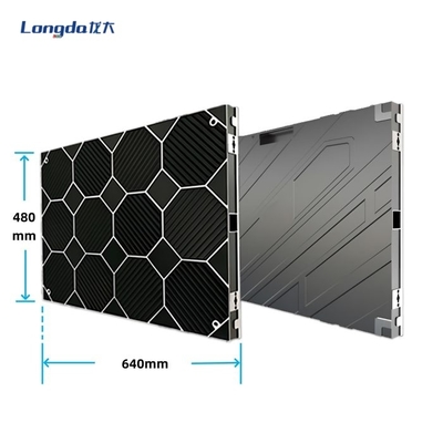 Tampilan LED Pixel Kecil Animasi 32 * 16cm ODM Kabinet 640 * 480mm