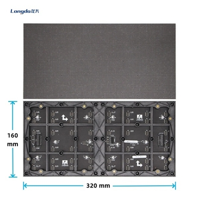 Tampilan LED Pixel Kecil Animasi 32 * 16cm ODM Kabinet 640 * 480mm