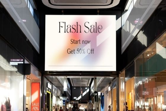 Warna-warni LED Display Screen Indoor Modul Untuk Toko Dengan Harga Murah