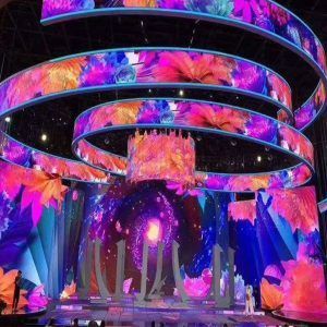5V 14bit Advertising LED Display Untuk Sewa Kabinet 500mmx500mm