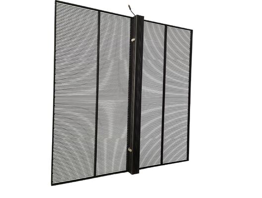 220W / M2 Transparan LED Mesh Screen Outdoor Glass Window Display 5000nits 7.8mm