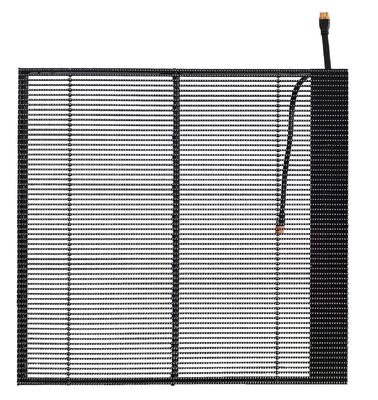 Iklan Komersial Layar LED Kaca Transparan Luar SMD1921 1/2 Pindai ODM