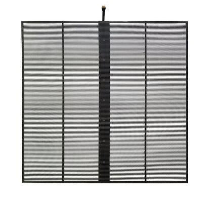 220W / M2 Transparan LED Mesh Screen Outdoor Glass Window Display 5000nits 7.8mm