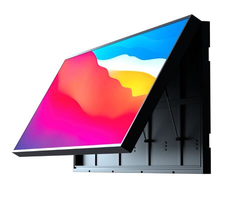 Outdoor High Brightness Waterproof Fix Installation Led Screen Untuk Dinding