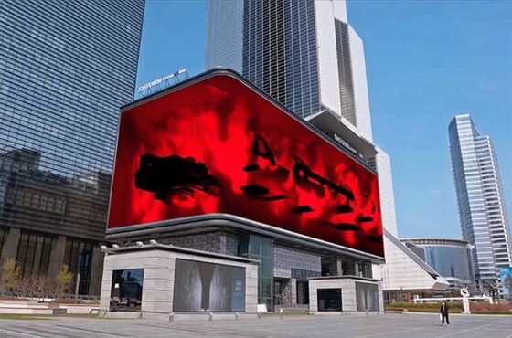 Outdoor High Brightness Waterproof Fix Installation Led Screen Untuk Dinding
