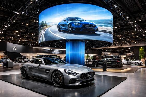P1.538 Curved Led Video Wall RGB Indoor Full Color Led Display 3840Hz