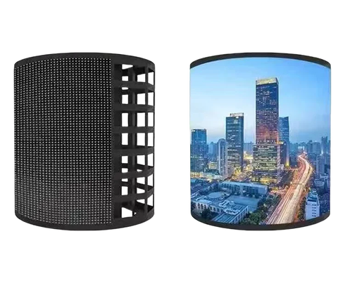 Full Color 64 X 64 Soft Curved Led Menampilkan Layar Sistem Kontrol Mooncell Kystar