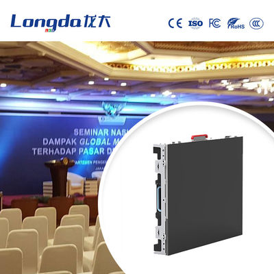SMD1010 P1.25mm Rental Indoor Curved Led Display RGB Untuk Pusat Kontrol