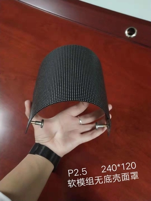 240 * 120mm Periklanan Indoor Full Color Led Display FPC Soft Led Module IP43