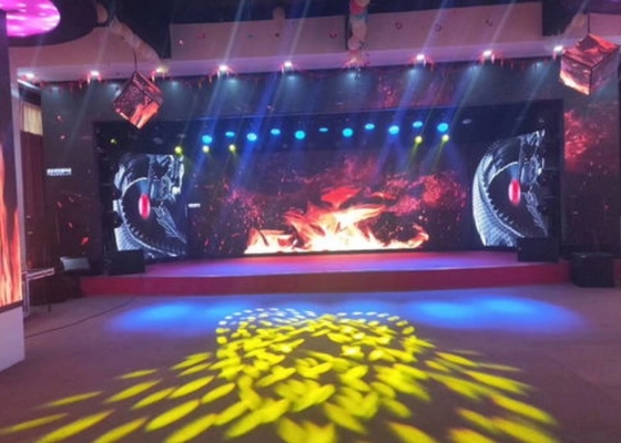P4.81mm 50*50cm Led Display Cabinet Concert Stage Screen 720hz FCC