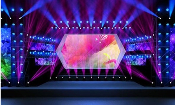 Auditorium Advertising Curved Led Panels 180W / Sqm 320 * 160mm 140deg Horizontal